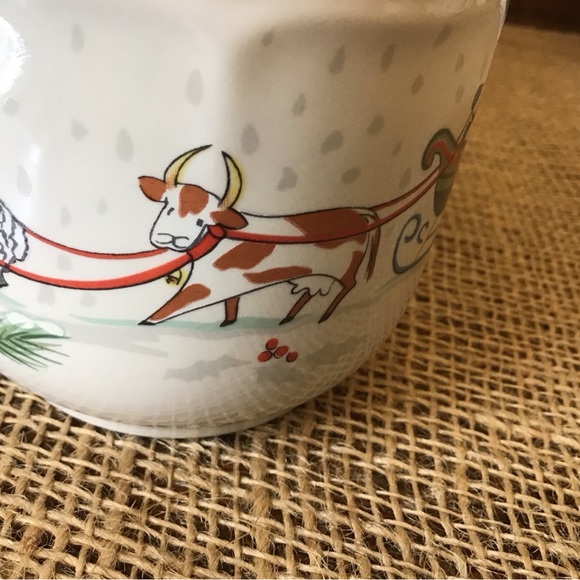 Vintage International Tableworks Japan country stoneware Christmas cup - Picture 4 of 8